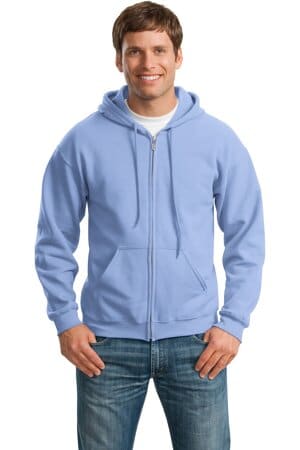 CAROLINA BLUE 18600 gildan-heavy blend full-zip hooded sweatshirt