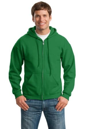 IRISH GREEN 18600 gildan-heavy blend full-zip hooded sweatshirt