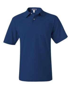 ROYAL Jerzees 436MPR spotshield 50/50 polo with pocket