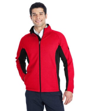 RED/ BLACK/ BLK 187330 men's constant full-zip sweater fleece jacket