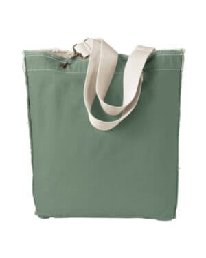 Authentic pigment 1906 direct-dyed raw-edge tote