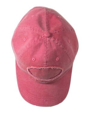 Authentic pigment 1917 pigment-dyed raw-edge patch baseball cap