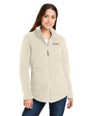 CHALK 1939901 ladies' west bend sherpa full-zip fleece jacket