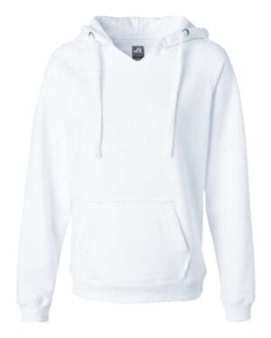 WHITE J america 8836 women's sueded v-neck hooded sweatshirt