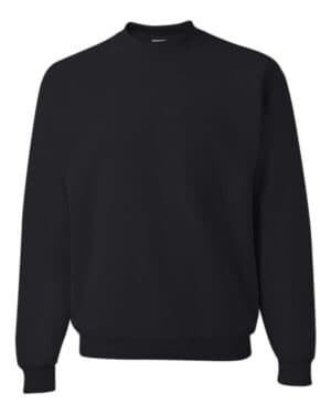 BLACK Jerzees 562MR nublend crewneck sweatshirt