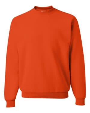 BURNT ORANGE Jerzees 562MR nublend crewneck sweatshirt