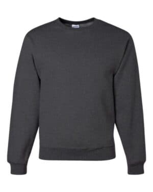 BLACK HEATHER Jerzees 562MR nublend crewneck sweatshirt