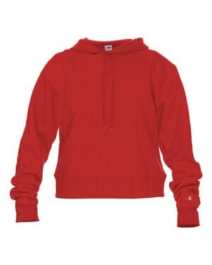 RED Badger 1261 women's crop hooded sweatshirt