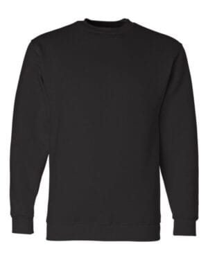 BLACK Bayside 1102 usa-made crewneck sweatshirt