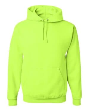 SAFETY GREEN Jerzees 996MR nublend hooded sweatshirt