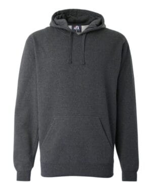 CHARCOAL HEATHER J america 8824 premium hooded sweatshirt