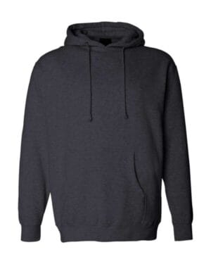CHARCOAL HEATHER Independent trading co IND4000 heavyweight hooded sweatshirt