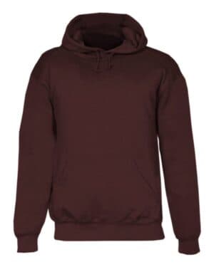 MAROON Badger 1254 hooded sweatshirt