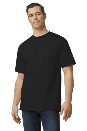 BLACK 2000T gildan tall 100% us cotton t-shirt