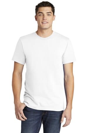 WHITE 2001W american apparel fine jersey unisex t-shirt