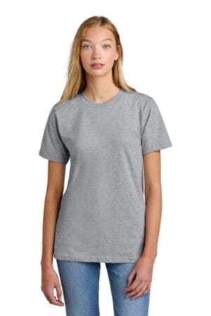 HEATHER GREY 2001 american apparel fine jersey unisex t-shirt