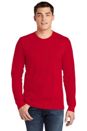 RED 2007 american apparel fine jersey unisex long sleeve t-shirt