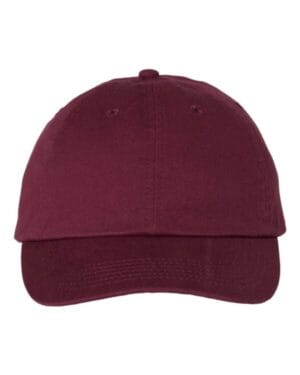 MAROON Valucap VC300A adult bio-washed classic dads cap