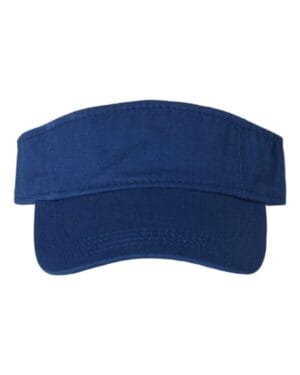 ROYAL BLUE Valucap VC500 bio-washed visor