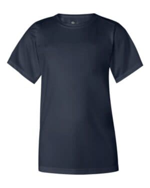 NAVY Badger 2120 youth b-core t-shirt