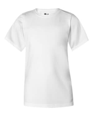 WHITE Badger 2120 youth b-core t-shirt