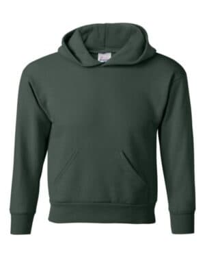 DEEP FOREST Hanes P473 ecosmart youth hooded sweatshirt