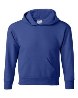 DEEP ROYAL Hanes P473 ecosmart youth hooded sweatshirt