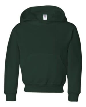 FOREST GREEN Jerzees 996YR nublend youth hooded sweatshirt