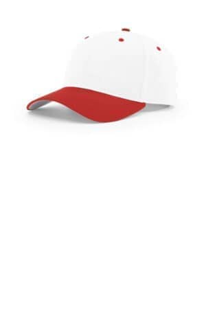 WHITE/ WHITE/ RED 212 richardson pro twill snapback