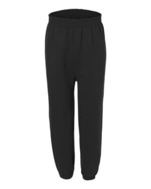 BLACK Hanes P450 ecosmart youth sweatpants