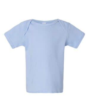 LIGHT BLUE Rabbit skins 3400 infant baby rib tee