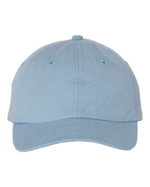 BABY BLUE Valucap VC300Y small fit bio-washed dad's cap