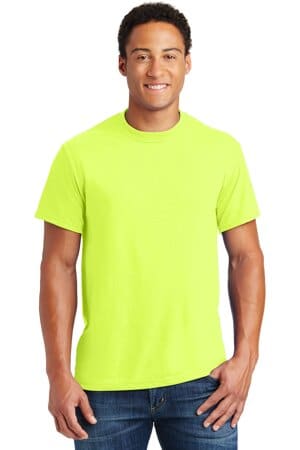 SAFETY GREEN 21M jerzees dri-power 100% polyester t-shirt
