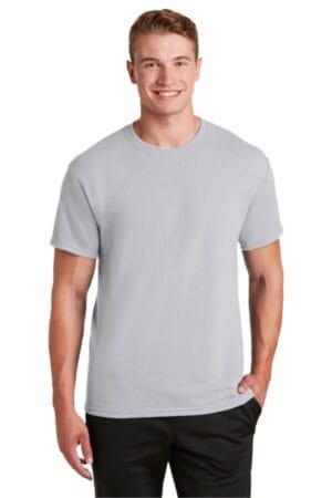 SILVER 21M jerzees dri-power 100% polyester t-shirt