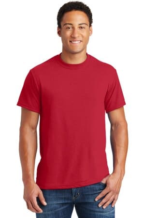 TRUE RED 21M jerzees dri-power 100% polyester t-shirt