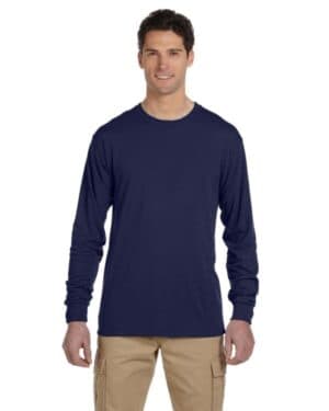 J NAVY Jerzees 21ML adult dri-power sport long-sleeve t-shirt