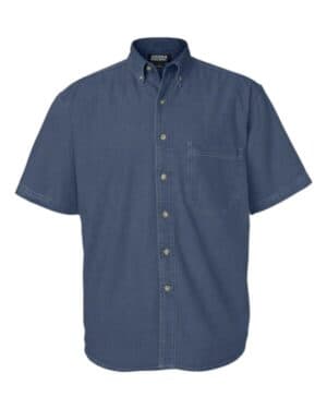 DARK DENIM Sierra pacific 0211 denim short sleeve shirt