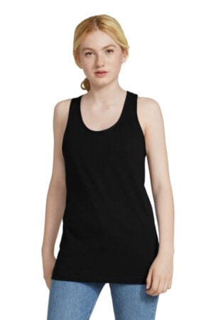 BLACK 2408 american apparel fine jersey unisex tank