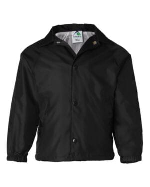 BLACK Augusta sportswear 3101 youth coach's jacket