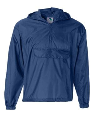 ROYAL Augusta sportswear 3130 packable half-zip hooded pullover jacket