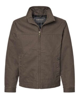 TOBACCO 5028 maverick boulder cloth jacket with blanket lining