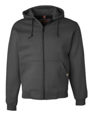 7033 crossfire heavyweight power fleece hooded jacket with thermal lining
