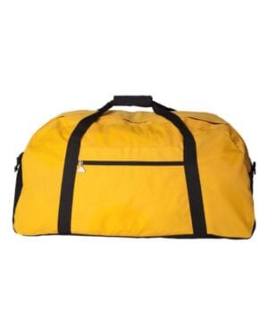GOLD/ BLACK Augusta sportswear 1703 large ripstop duffel bag