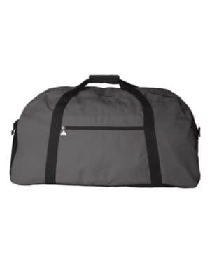 GRAPHITE/ BLACK Augusta sportswear 1703 large ripstop duffel bag