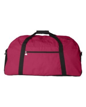 RED/ BLACK Augusta sportswear 1703 large ripstop duffel bag