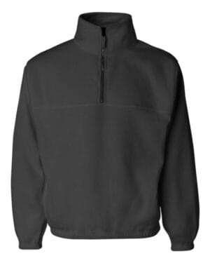 CHARCOAL Sierra pacific 3051 fleece quarter-zip pullover