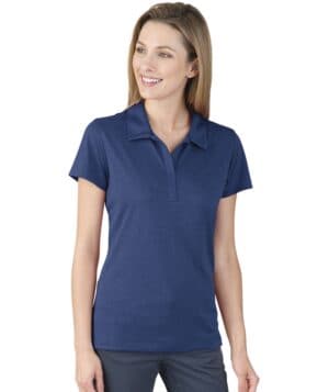 NAVY HEATHER Charles river 2519CR women's heathered polo