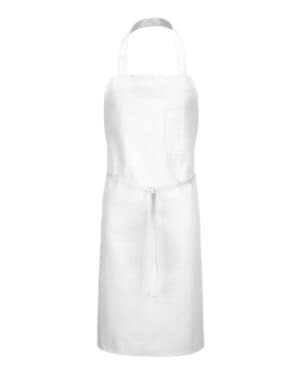 WHITE Chef designs 1430 bib apron