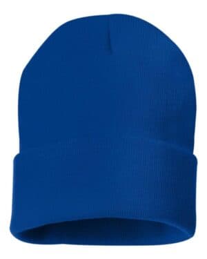 ROYAL BLUE Sportsman SP12 12 solid cuffed beanie