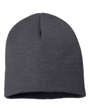 HEATHER CHARCOAL Sportsman SP08 8 beanie